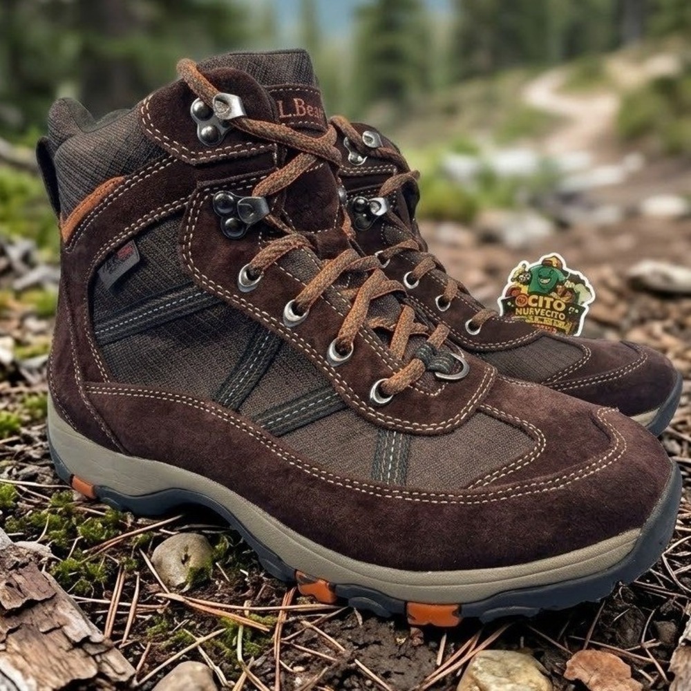 LL Bean Wildcat Hiking Boots Mens 9 Brown Primaloft Insulated 296512 Waterproof